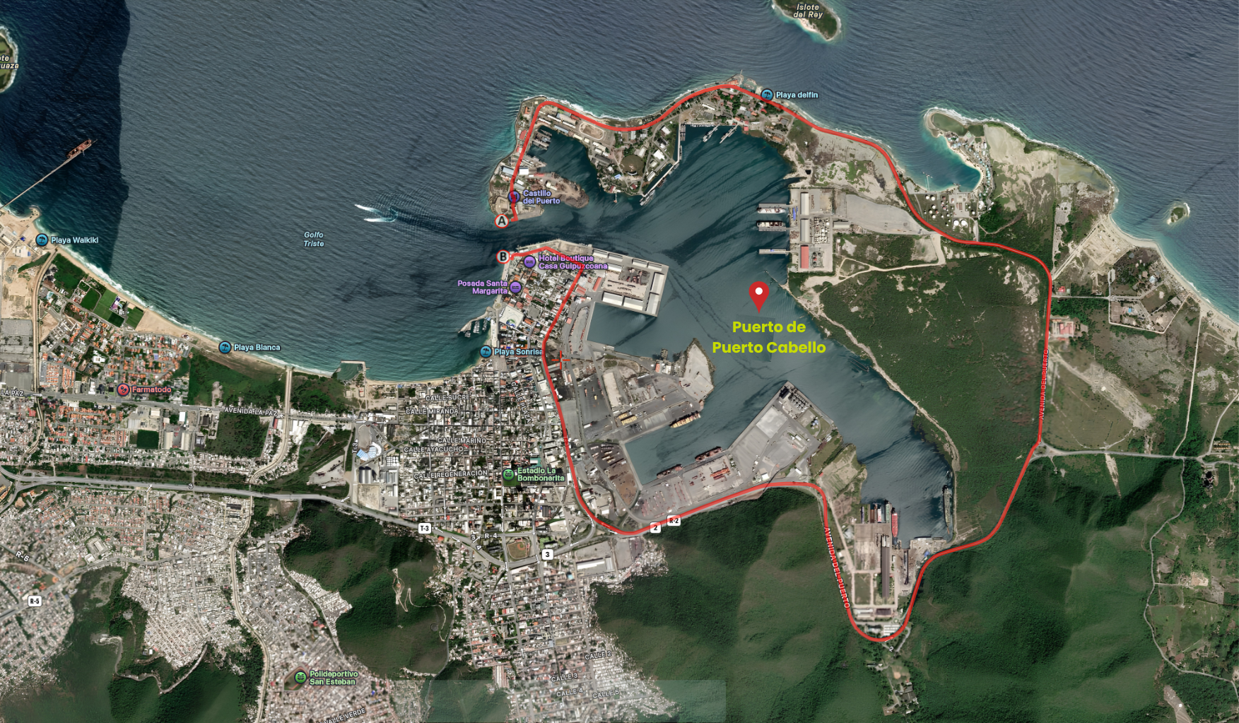 Puerto Cabello, Venezuela – salida de exportaciones de Arcinko